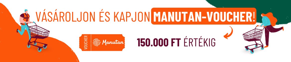 Rendeljen a Manutannál és legyen Öné, az akár 150 000 Ft + ÁFA értékű kedvezménykupon!