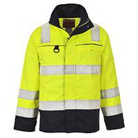 HiVis Multi-Norm kabát, kék/sárga