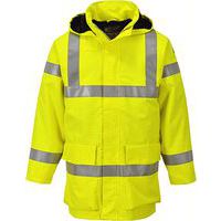 Bizflame Rain Hi-Vis Multi Lite kabát, sárga