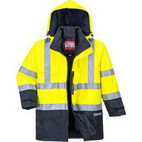 Bizflame Rain Hi-Vis Multi-Protection kabát, kék/sárga