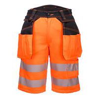 PW3 Hi-Vis Holster rövidnadrág, fekete/narancssárga