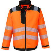 PW3 Hi-Vis kabát, fekete/narancssárga