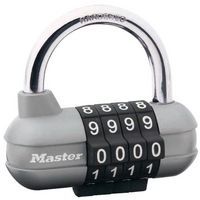 Kombinált lakat vízszintes Master Lock, szürke