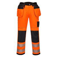 PW3 Hi-Vis Stretch Holster nadrág, fekete/narancssárga