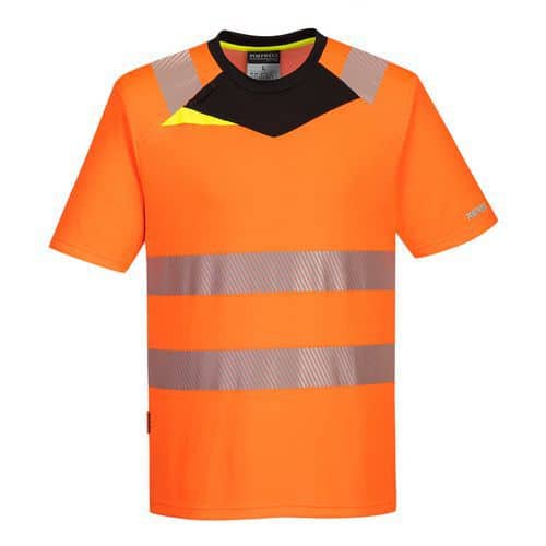 DX4 Hi-Vis póló S/S, fekete/narancssárga