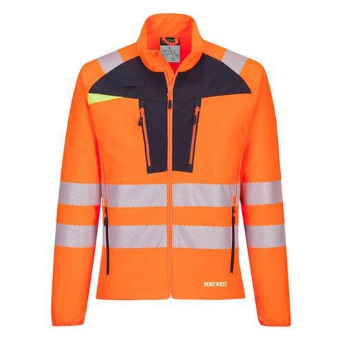 DX4 Hi-Vis Zip Base felső, fekete/narancssárga