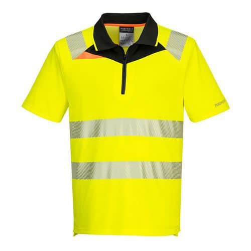 DX4 Hi-Vis póló S/S, fekete/sárga