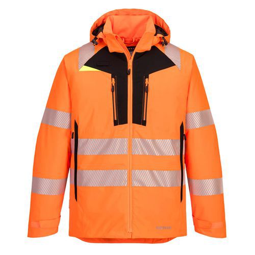 DX4 Hi-Vis Téli kabát, fekete/narancssárga