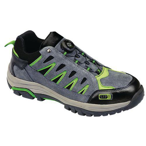 Steelite Wire Lace Safety Trainer S1P HRO, zöld/szürke