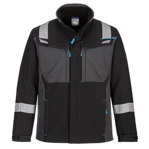 WX3 lángálló softshell dzseki, fekete