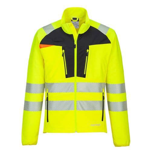 DX4 Hi-Vis Zip Base felső, fekete/sárga