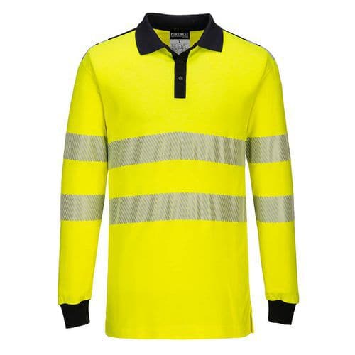 WX3 LÁNGÁLLÓ HI-VIS PÓLÓING, fekete/sárga