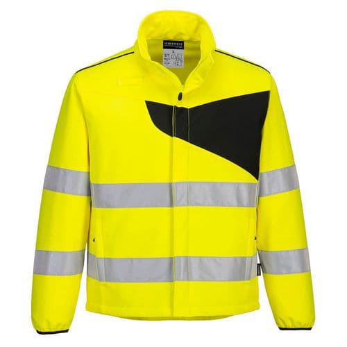 PW2 Hi-Vis Softshell (2L), fekete/sárga