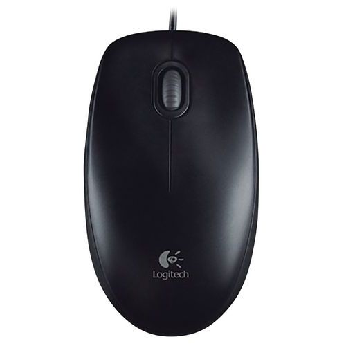 Optikai egér Logitech B100, fekete