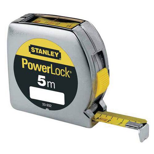 Stanley Powerlock mérőszalag közvetlen leolvasással, 5 m