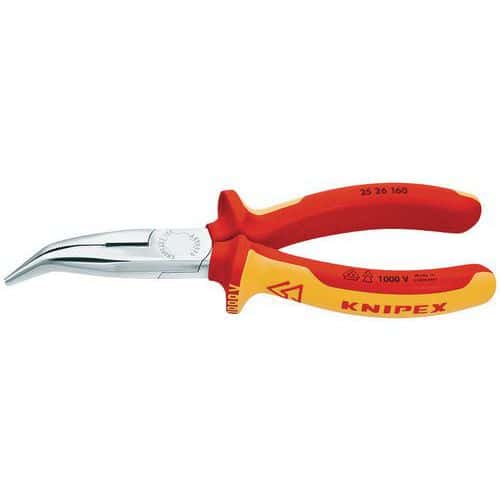 Knipex félkörfogó ívelt hegyű pengével, hossza 160-200 mm