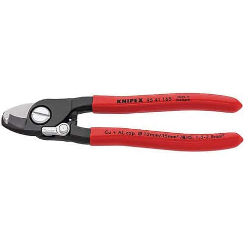 Knipex kábelvágók nyitórugóval, hossza 165 mm