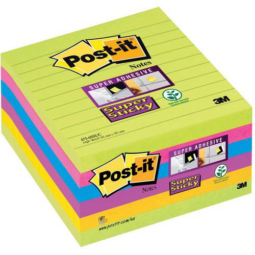 Bélelt Super Sticky Post-it® cetlik