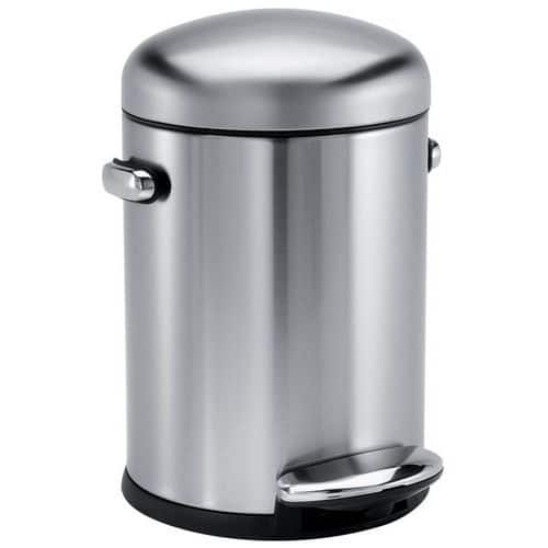 Mini Round Retro Step Can szemetes, 4,5 l - Simplehuman