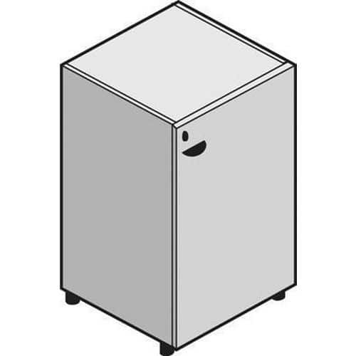 System alacsony, keskeny szekrények, 86 x 43 x 45 cm, ajtóval - balos kivitel