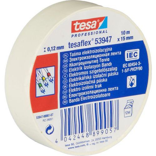 Tesa villamossági PVC szigetelőszalag, 15 mm széles