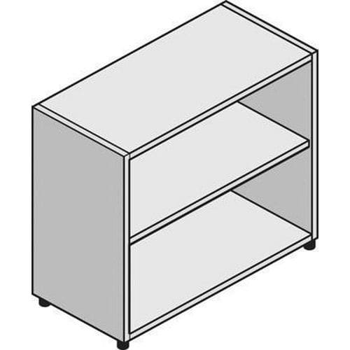 System közepes, széles szekrény, 86 x 86 x 45 cm, nyitott