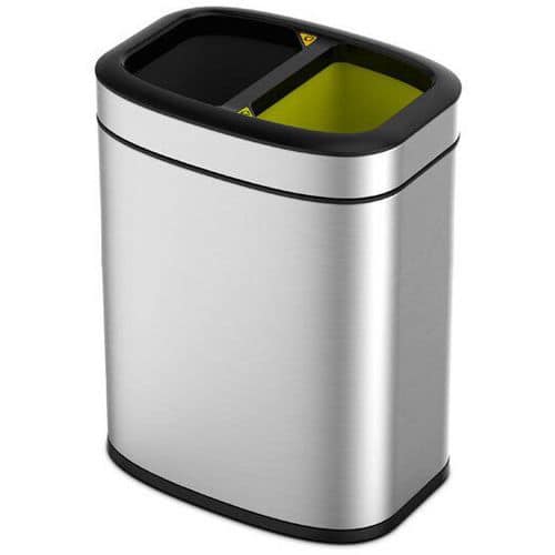 OLI-Cube Open Top Bin szemetes, 10+10 l, EKO