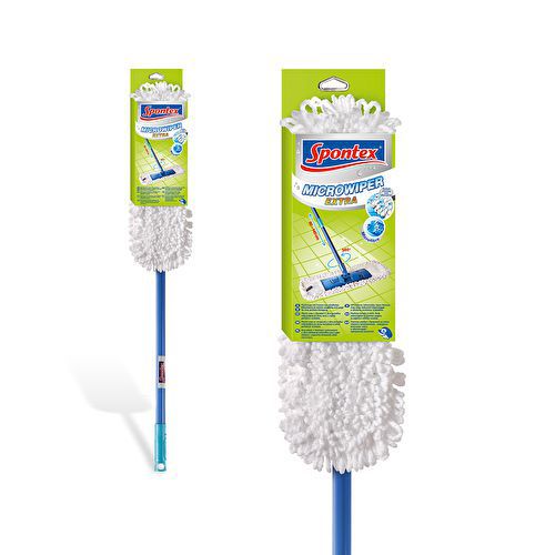 Spontex lapos mikroszálas mop, 40 cm