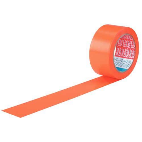 Tesa 4843 építőipari PVC ragasztószalagok, 33 m, 50 mm, narancssárga