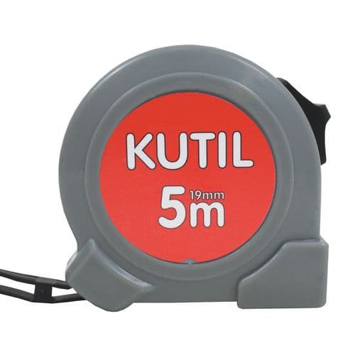 TOPTRADE mérőszalag, „KUTIL” (EZERMESTER), egyfékes, 19 mm x 5 m