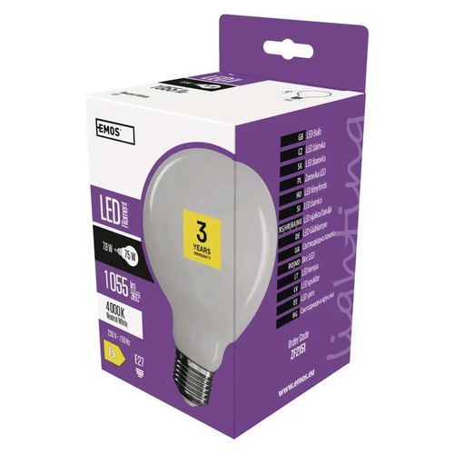 Filament Globe LED izzók, foglalat: E27, 7,8 W