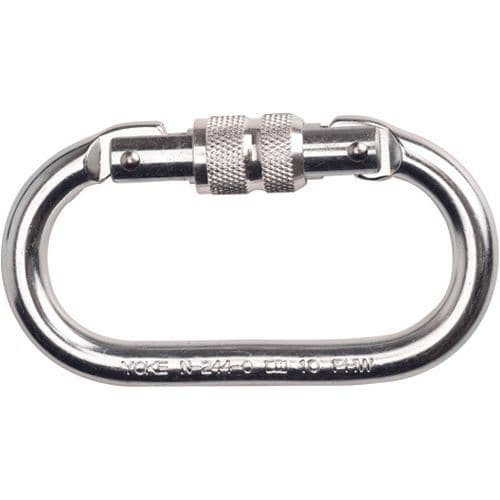 Screwgate karabiner, ezüst