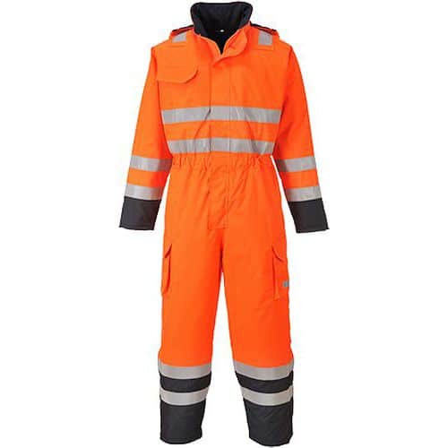 Bizflame Rain Hi-Vis Multi overál, kék/narancssárga