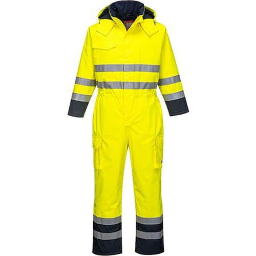 Bizflame Rain Hi-Vis Multi overál, kék/sárga