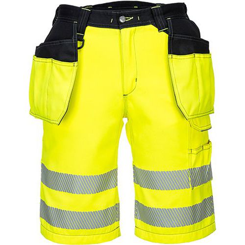 PW3 Hi-Vis Holster rövidnadrág, fekete/sárga