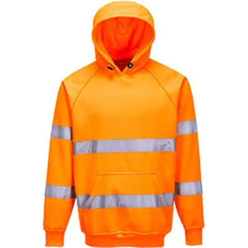 Hi-Vis mikina s kapucí, oranžová