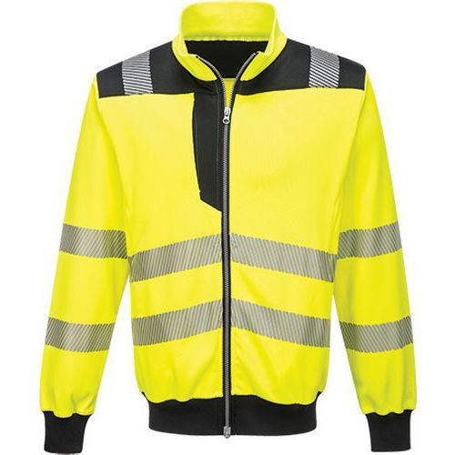 PW3 Hi-Vis pulóver, fekete/sárga