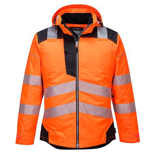 PW3 Hi-Vis télikabát, fekete/narancssárga