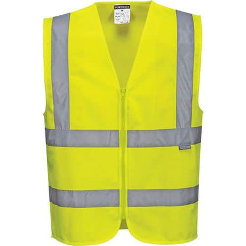 Hi-Vis zippzáras mellény, sárga