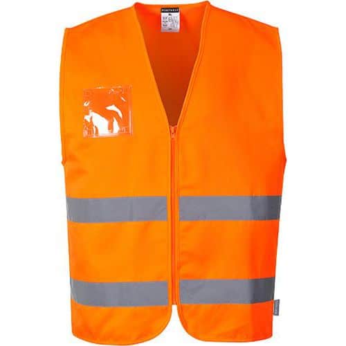 Hi-Vis kevertszálas mellény, narancssárga