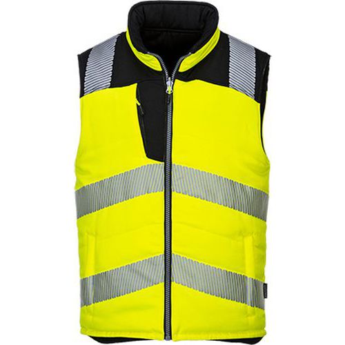 PW3 Hi-Vis kifordítható mellény, fekete/sárga