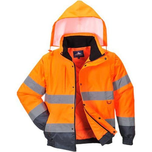 HiVis 2 az 1-ben kabát, narancssárga