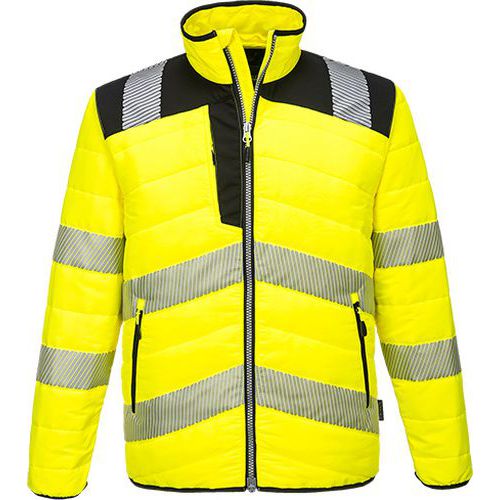 PW3 Hi-Vis Baffle kabát, fekete/sárga