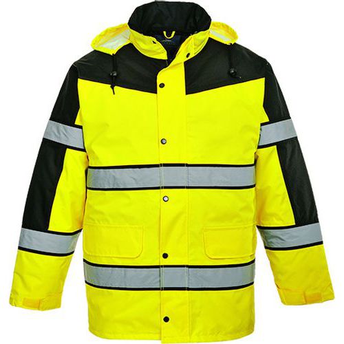 Hi-Vis Classic kéttónusú kabát, sárga