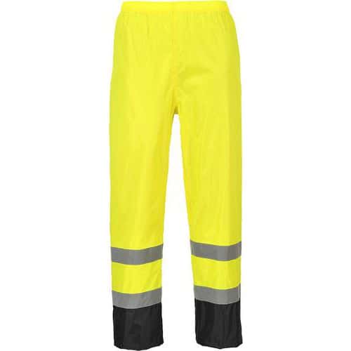 Hi-Vis Classic Contrast esőnadrág, fekete/sárga