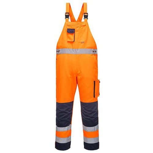 Dijon Hi-Vis kantáros nadrág, kék/narancssárga