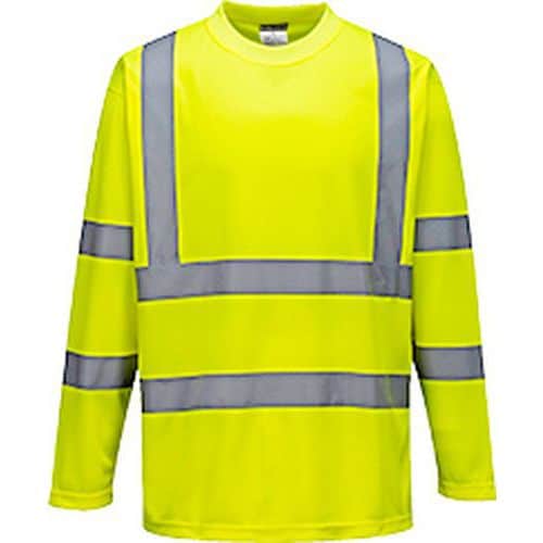 Hi-Vis hosszú ujjú póló, sárga