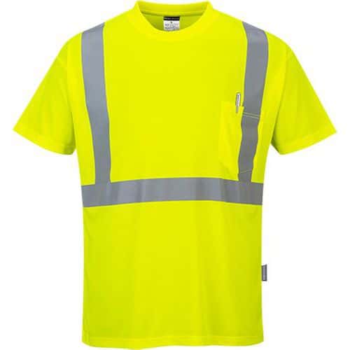 Hi-Vis Pocket póló, sárga