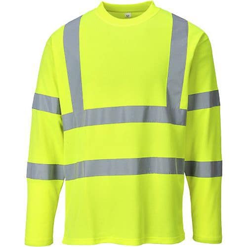 Hi-Vis hosszú ujjú póló, sárga