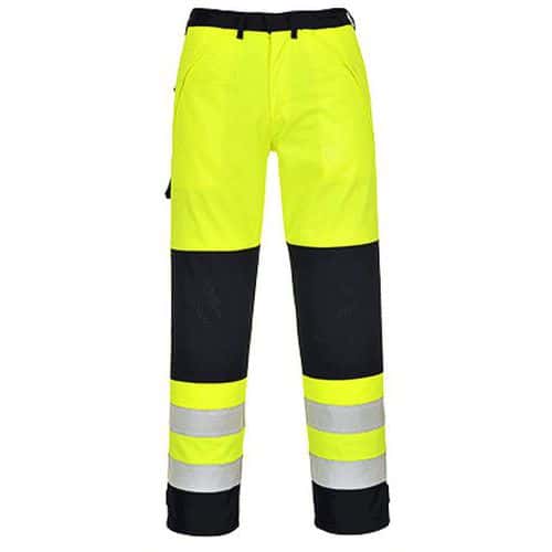 HiVis Multi-Norm nadrág, kék/sárga